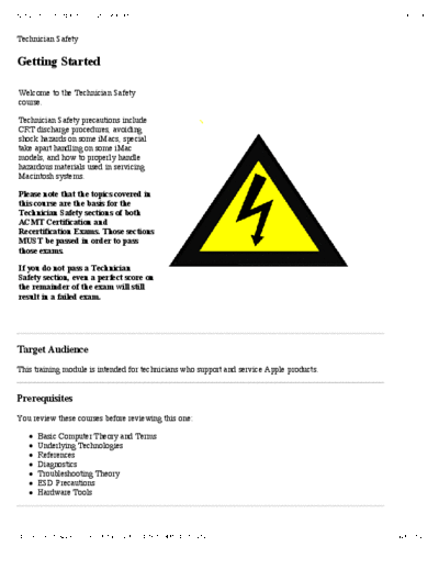 ESD Safety Technician Safety
