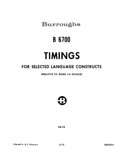 5000854_B6700_Timings_Feb75