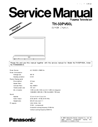 Panasonic_TH-50PV60L_[SM]