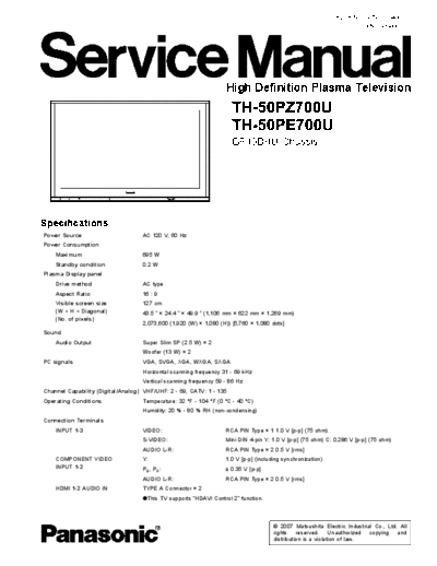 Panasonic_TH-50PZ700U_TH-50PE700U_[SM]