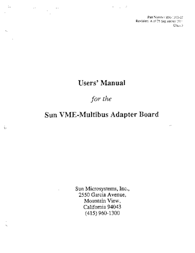 800-1193-05_VME-Multibus_Adapter_Users_Manual