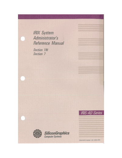 007-0604-050_IRIX_System_Administrators_Reference_Manual_v5.0_Nov_1990