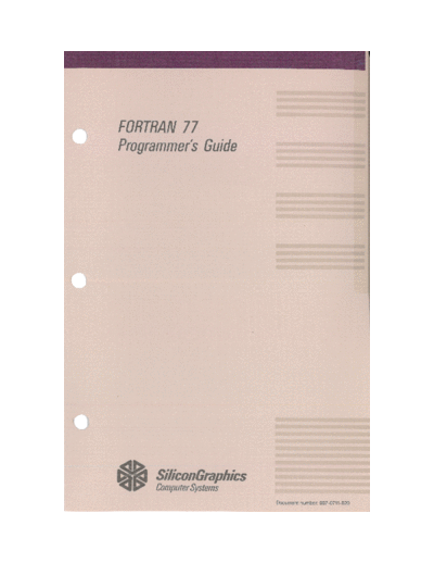 007-0711-020_FORTRAN_77_Programmers_Guide_v2.0_1990
