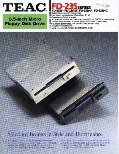 TEAC_FD-235_Brochure_Jul91
