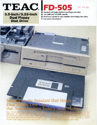 TEAC_FD-505_Brochure_Feb93