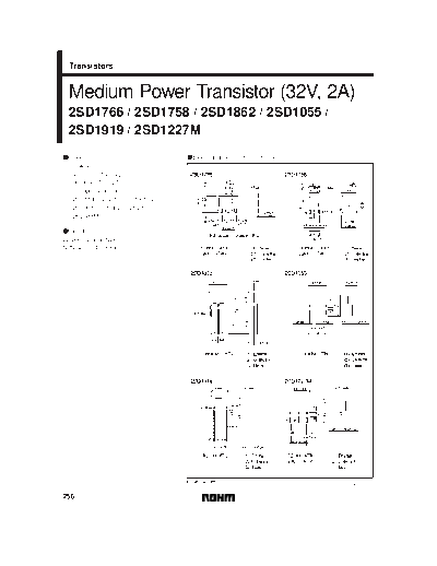 2SB1188 - Medium Power Transistor (32V, 2A)