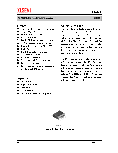 XL1530 datasheet