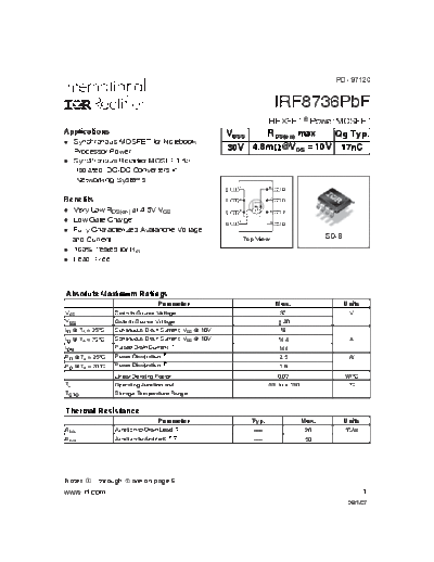 irf8736pbf