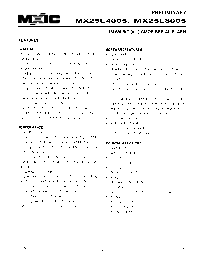 mx25l8005