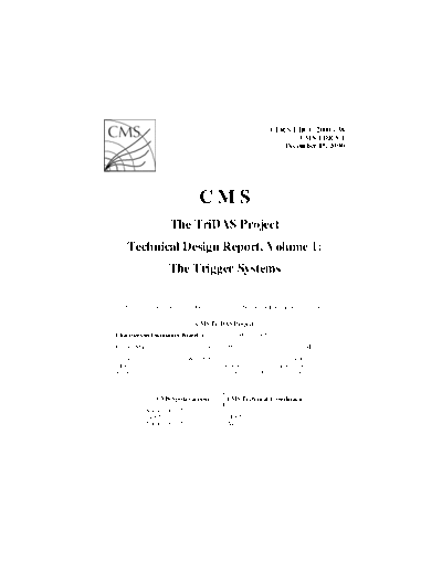 CMSTrigTDR