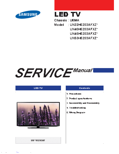 SAMSUNG_UN32H5203AFXZ_UN40H5203AFXZ_UN46H5203AFXZ_UN50H5203AFXZ_Chassis_U8MA