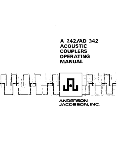 A242_AD342_Acoustic_Couplers_Operating_Manual_1974