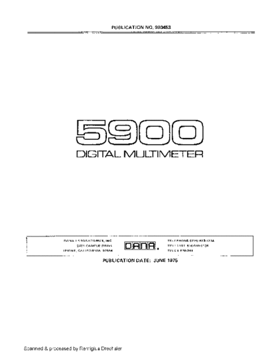 DigitalMultimeter5900-Dana