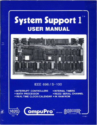 162G_System_Support_1_User_Manual_Nov81