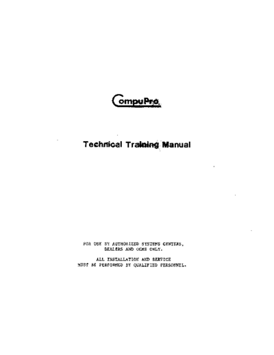 CompuproTechTrainingMan_Jul84