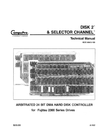 A192_Disk_2_and_Selector_Channel_Technical_Manual_Nov83
