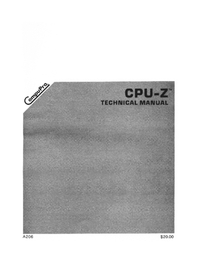 A206_CPU_Z_Technical_Manual_Aug84