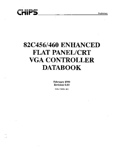 82C456_460_VGA_Controller_Feb90