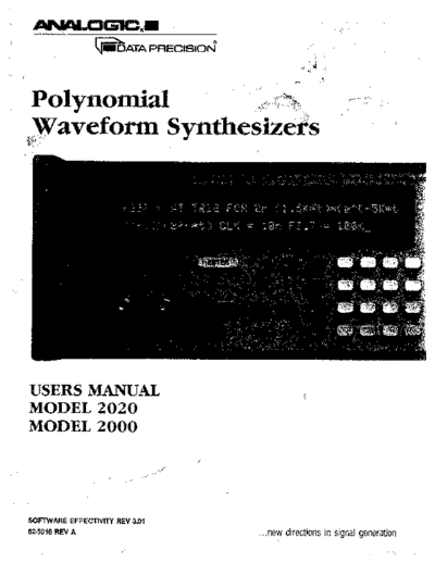 ANALOGIC2020