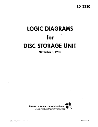 LD2230_Disk_Storage_Unit_Logic_Diagrams_Nov74