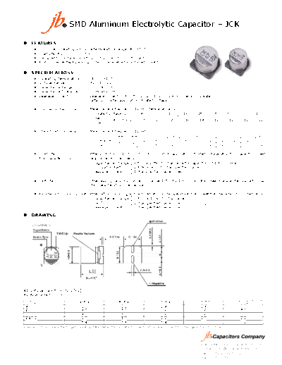 JB Capacitors [smd] JCK Series