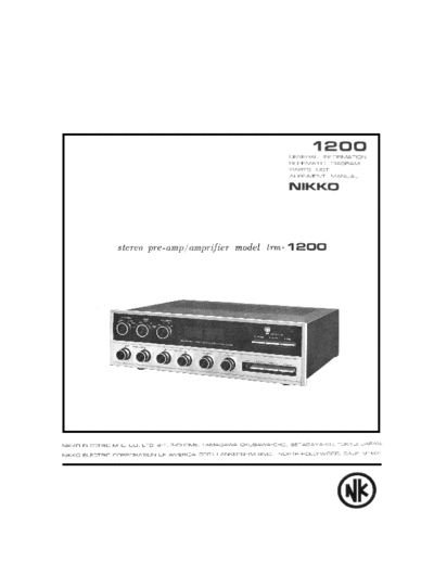 nikko_trm-1200_service