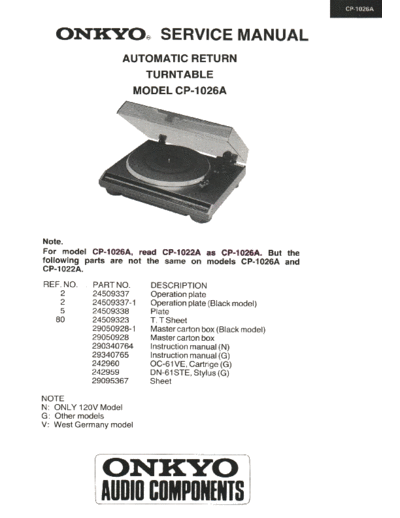 Onkyo-CP-1026-A-Service-Manual