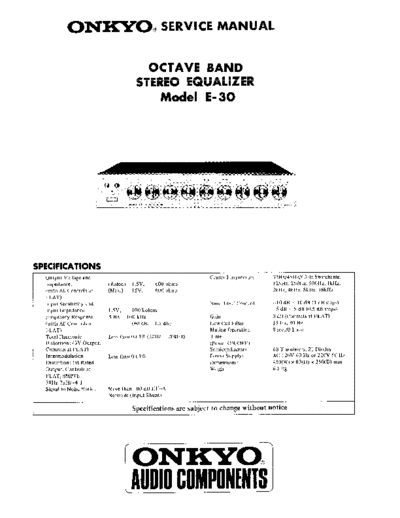 ONKYO+E-30