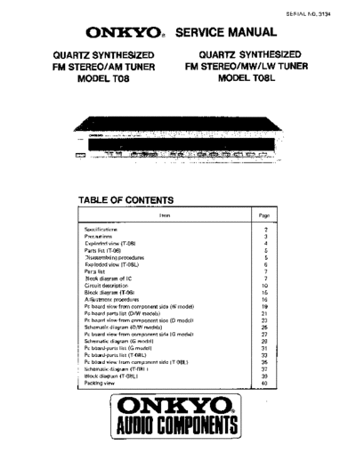 Onkyo T08sm