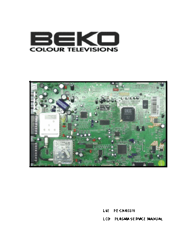 BEKO chassis P6 PLASMA