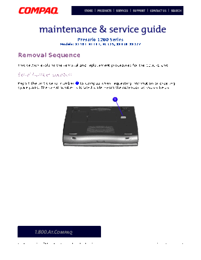 Compaq Presario 1200 Series