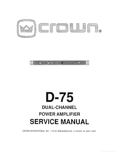 hfe_crown_d-75_service