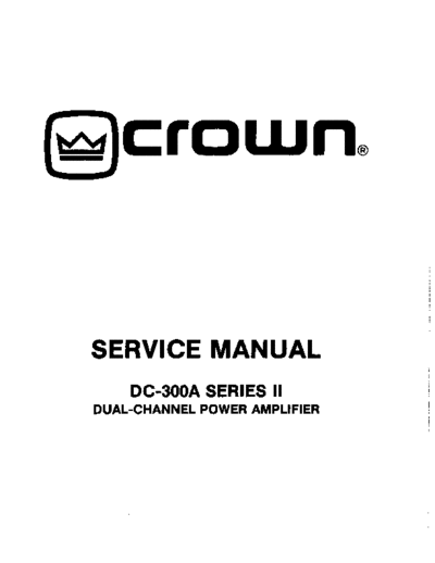 hfe_crown_dc-300a_series_ii_service_en