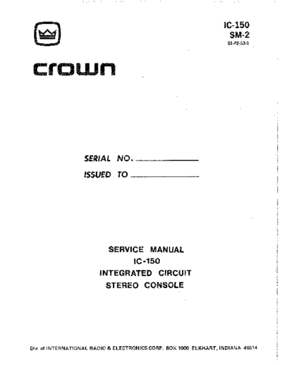 hfe_crown_ic-150_service