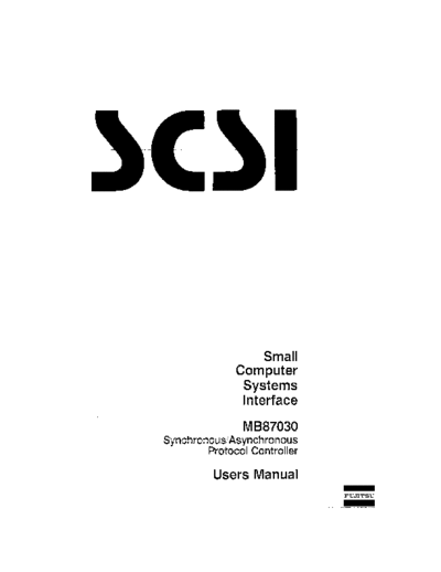 MB87030scsiUserMan_May86