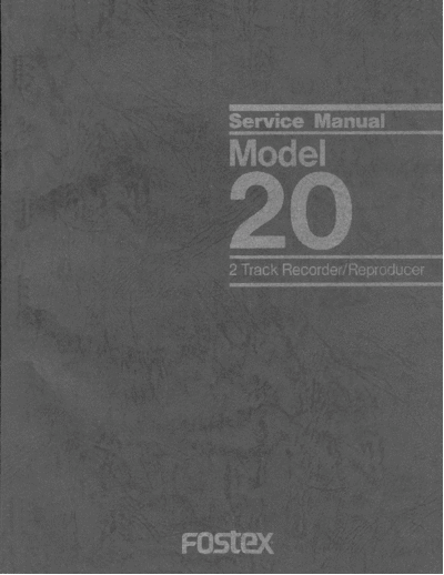 hfe_fostex_model_20_service