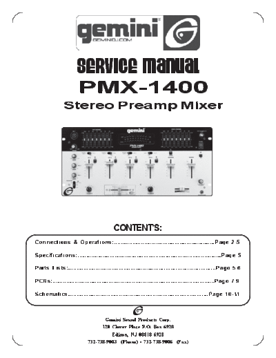 hfe_gemini_pmx-1400_service