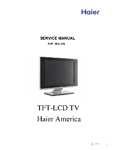HAIER+20AL25S