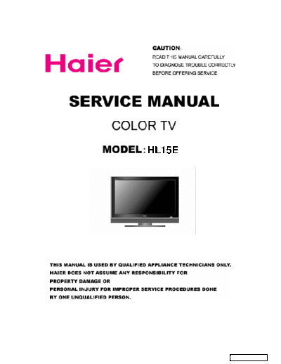 HAIER+HL15E