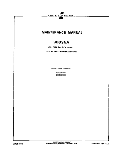 30035-90001_Multiplexer_Channel_Maintenance_Sep72