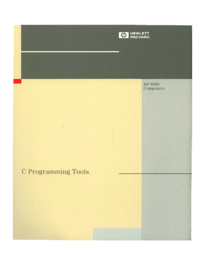 B1864-90009_C_Programming_Tools_Jan91