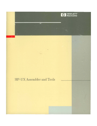 B1864-90014_HP-UX_Assembler_and_Tools_Aug92
