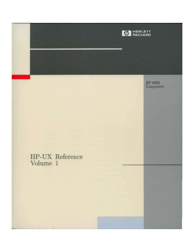 B2355-90033_HP-UX_9.0_Reference_Vol_1_Sections_1_and_9_Aug92