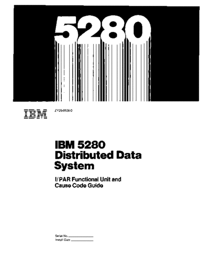 ZY20-8526-0_5280_I_PAR_Function_Unit_and_Cause_Code_Guide_Mar81