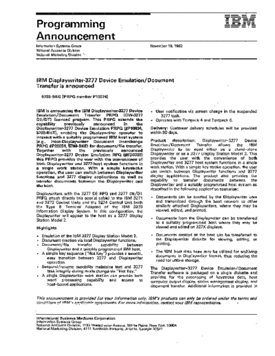 5799-BKG_Displaywriter-3277_Device_Emulation_Document_Transfer_Nov82