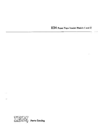 S123-0452-2_1134_Paper_Tape_Reader_Parts_Catalog