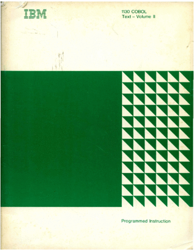 SH20-0930-0_1130_COBOL_Programmed_Instruction_Volume_2_Jun71