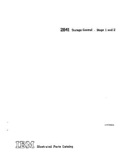 S127-0793-5_2841_Storage_Control_Illustrated_Parts_Catalog_Jan70