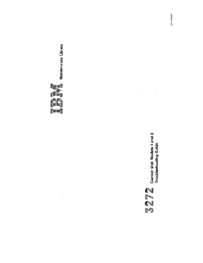SY27-2312-2_3272_Control_Unit_Troubleshooting_Guide_May76