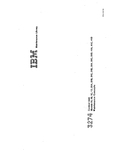 SY27-2512-6_3274_Model_1_21_31_41_Maintenance_Concepts_Dec83